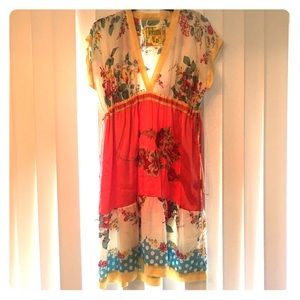 Johnny was silk dress size L
